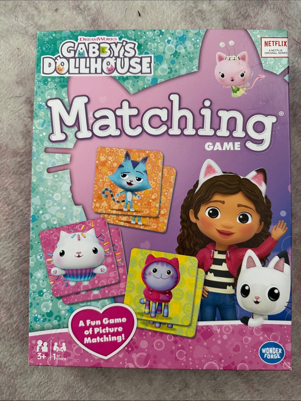 DreamWorks Gabby's Dollhouse Matching Game - Pink